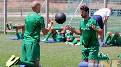 צוצאליץ´ ודגני. צפויים לפתוח (יניב גונן)