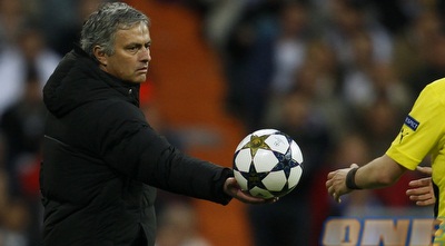 מוריניו. ספג ביקורת מכלי התקשורת בספרד (רויטרס)