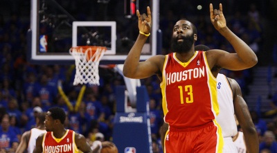 הארדן חוגג עוד שלשה (רויטרס) הארדן חוגג עוד שלשה (רויטרס)