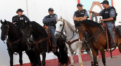 כוחות משטרה בסכנין (חגי ניזרי)