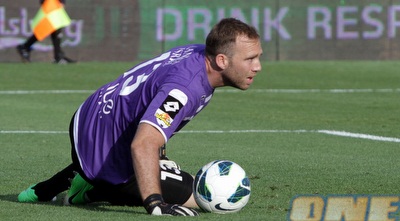 דני עמוס. לא נתן למכבי ת&qout;א לחגוג (יניב גונן)