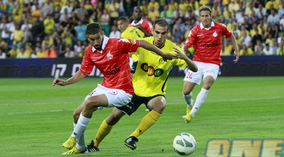 דובב גבאי מול שטרית. איך הוא לא שם את הכדור בשער? (יוסי ציפקיס)