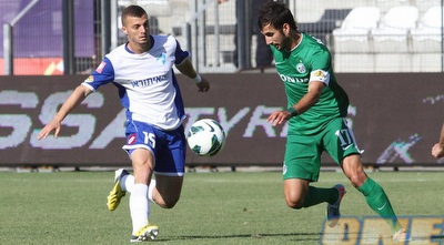 אלון תורג´מן ואלעד גבאי. המגן בדרך למכבי חיפה (עמית מצפה)