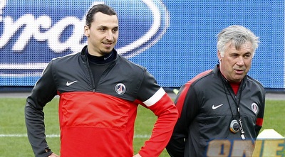 אנצ´לוטי, איברהימוביץ´ (רויטרס) אנצ´לוטי, איברהימוביץ´ (רויטרס)