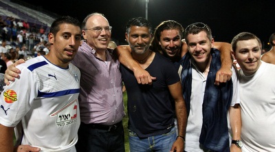 עופר טלקר ובית&qout;ר ת&qout;א רמלה חוגגים (שי לוי)