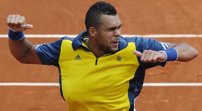 טסונגה. חוגג את הניצחון (רויטרס)