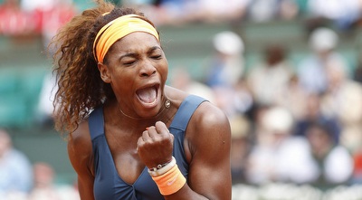 סרינה וויליאמס בטירוף (רויטרס)