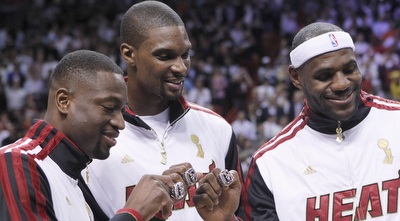 לברון, ווייד ובוש (רויטרס)