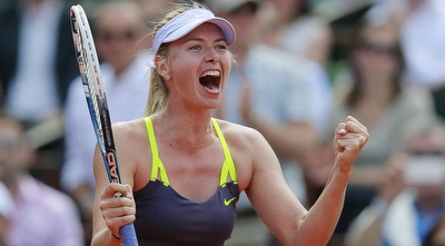 שראפובה. זעקת שמחה (רויטרס)