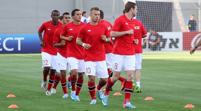 נבחרת נורבגיה בחימום (חגי ניזרי)