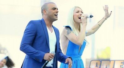 אייל גולן בטקס הפתיחה (משה חרמון)