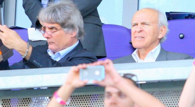 מרדכי שפיגלר הגיע לאצטדיון הביתי (משה חרמון)