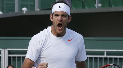 דל פוטרו שואג בדרך לשמינית (רויטרס) דל פוטרו שואג בדרך לשמינית (רויטרס)