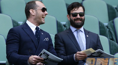 השחקן ג´וד לאו. הגיע לצפות בחצי הגמר (רויטרס)