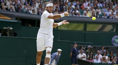 חואן מרטין דל פוטרו מנסה להחזיר כדור (רויטרס)