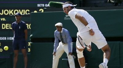 דל פוטרו מייצר הנאה לקהל (רויטרס)