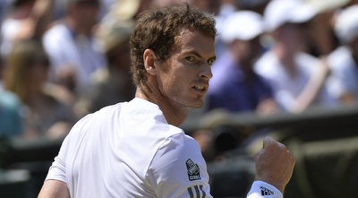 אנדי מארי חוגג (רויטרס)