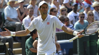 ג´וקוביץ´ מאוכזב. חסר אונים (רויטרס)