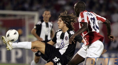 יובטיץ´ במדי בלגראד. יחזור לשחור לבן בקרוב? (רויטרס)