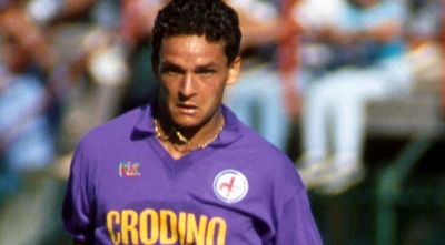 חלוץ המריבה, רוברטו באג´יו במדי פיורנטינה (רויטרס)