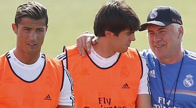 כריסטיאנו וקאקה (רויטרס)