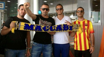 אוהדי מכבי. נציגות מכובדת ביציעים