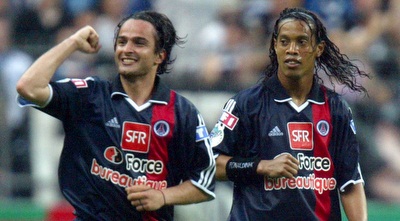 הוגו ליאל ורונאלדיניו. גם הוא יפגוש את ר&qout;ג (רויטרס)