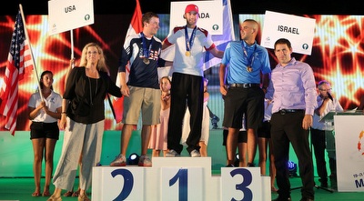 בנג´מין סילברמן ראשון על הפודיום (נמרוד גליקמן) בנג´מין סילברמן ראשון על הפודיום (נמרוד גליקמן)