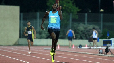 דונלד סנפורד על המסלול בראשון (יוסי ציפקיס)