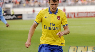 ארון ראמזי. פתח בהרכב ארסנל  (רויטרס)