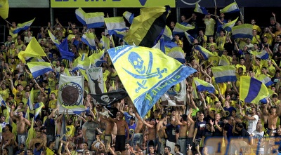 אוהדי מכבי. הגיעו בהמוניהם (יניב גונן)