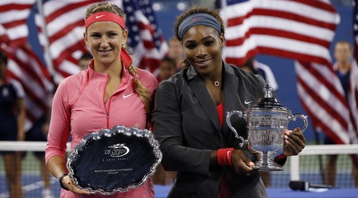 סרינה וויליאמס ואזרנקה (רויטרס)