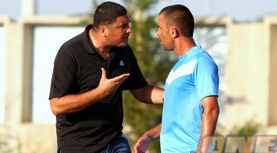 יובל נעים עם ספדאסיו. לא התאמן כל השבוע (שי לוי)