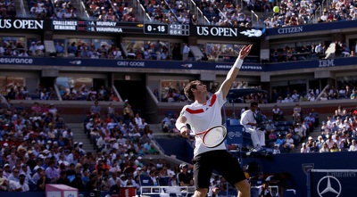 מארי מגיש לניצחון (רויטרס)