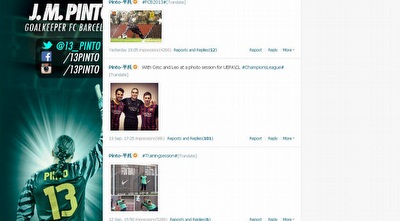 העמוד של פינטו ב´טנסנט ווייבו´ (ONE)