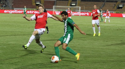 עזרא מול יוהנסון. כמעט מצא את השער (עמית מצפה)