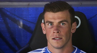 בייל על הספסל. הולך לבלות שם וביציע (רויטרס)