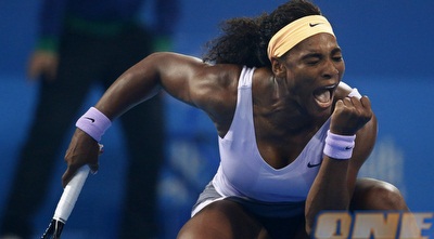 סרינה וויליאמס חוגגת (רויטרס)