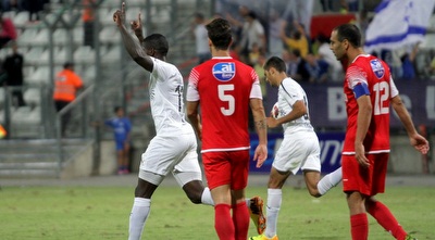 מנגה חוגג לאחר השער (יניב גונן)