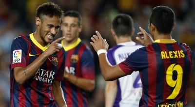 אלכסיס וניימאר חוגגים (רויטרס)