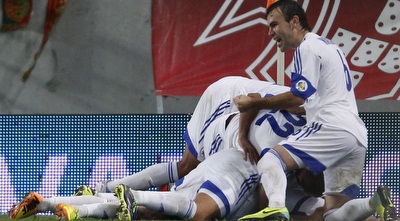 שחקני הנבחרת בטירוף (רויטרס)