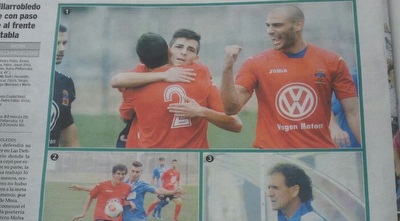 בן דוד חוגג בספרד (מתוך עיתון מקומי)