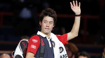 נישיקורי חוגג. ניצחון חשוב (רויטרס) נישיקורי חוגג. ניצחון חשוב (רויטרס)