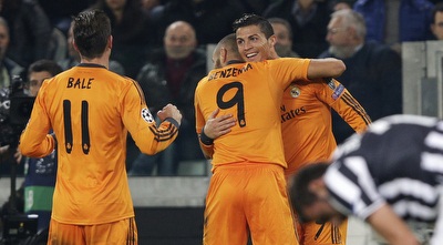 רונאלדו חוגג עם חבריו (רויטרס)