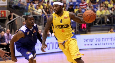 טייריס רייס. בלט במשחק עם 21 נק&acute; (חגי ניזרי)