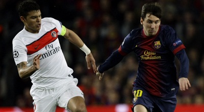 ליונל מסי מול תיאגו סילבה (רויטרס)