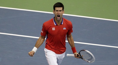 ג´וקוביץ´ בטירוף (רויטרס) ג´וקוביץ´ בטירוף (רויטרס)