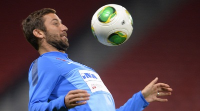 דריו סרנה באימון קרואטיה (רויטרס) דריו סרנה באימון קרואטיה (רויטרס)