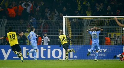 שחקני נאפולי אחרי הכיבוש של קובה (רויטרס)