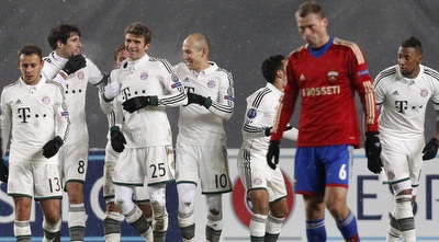 שחקני באיירן חוגגים (רויטרס) שחקני באיירן חוגגים (רויטרס)